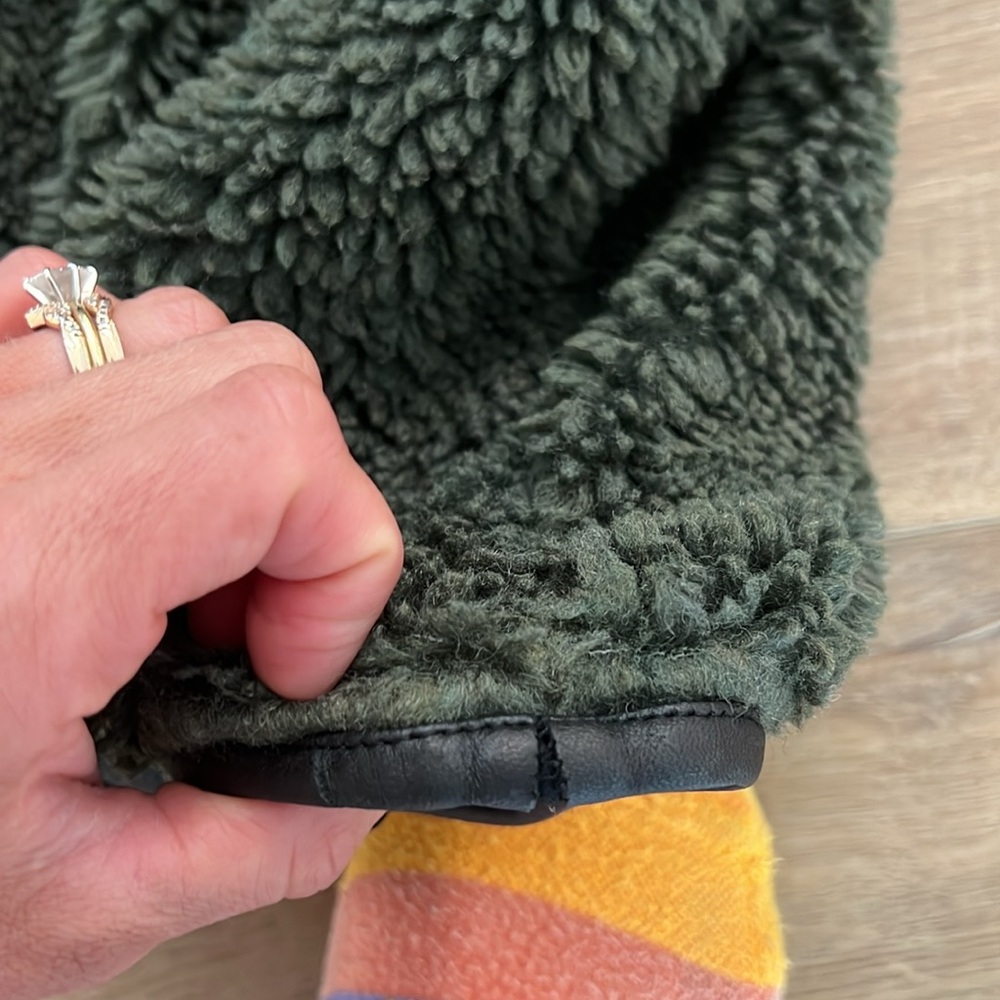 Anine bing Ryder faux fur jacket green - Picture 8 of 10